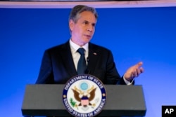 资料照:美国国务卿布林肯