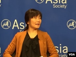 纽约大学法学院亚美法律研究所研究员陈玉洁(美国之音方冰拍摄)