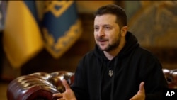 资料照片:乌克兰总统泽连斯基。