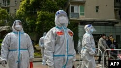 疫情爆发后,上海已封城多日(2022年4月1日)