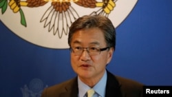 时任美国朝鲜问题特使尹汝尚(路透社2017年资料照 )