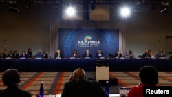 美国国务卿布林肯出席美非峰会的一场活动。(路透社2022年12月13日)