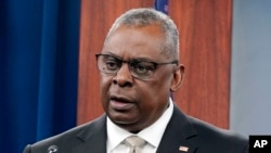 资料照片:美国国防部长奥斯汀。