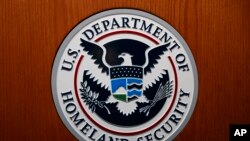 美国国土安全部徽标。(美联社照片)