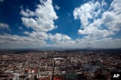资料照:墨西哥城鸟瞰