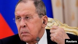 资料照:俄罗斯外交部长拉夫罗夫