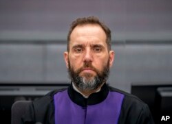 资料照片:海牙特别法庭首席检察官史密斯。