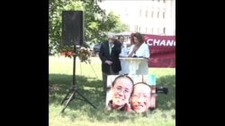 美国国会山的纪念刘晓波集会