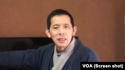 武汉公民记者方斌 (摄自YouTube《武汉直击》频道)