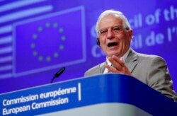 资料照:欧盟首席外交官欧盟外交和安全政策高级代表博雷利