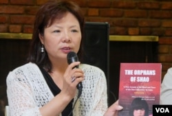 中国妇权组织发起人之一的张菁（美国之音国符拍摄）