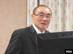 台湾国防部长冯世宽 (美国之音张永泰拍摄)