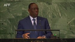 Macky Sall, mokambi ya UA alobi na ONU ete Afrika ezali esika kimya ekoki kopesama na mokili Macky Sall, mokambi ya UA alobi na ONU ete Afrika ezali esika kimya ekoki kopesama na mokili