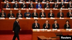 资料照片:中国第十四届全国人民代表大会闭幕仪式。