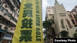 香港和平占中就民间政改方案进行全民投票(和平占中网站)