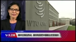 VOA连线(江静玲):中美交锋白热化 美传有意把中国驱出世贸组织(WTO) VOA连线(江静玲):中美交锋白热化 美传有意把中国驱出世贸组织(WTO)