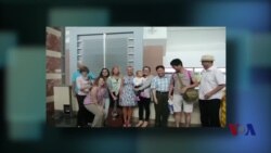 张少杰牧师家人抵美 张少杰牧师家人抵美