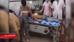 Cảnh sát Trung Quốc trấn áp biểu tình ở Ô Khảm Cảnh sát Trung Quốc trấn áp biểu tình ở Ô Khảm