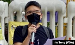 周嘉发表示,针对六四事件不愿意表态的市民创新高,是相当不寻常,也令人感到悲哀 (美国之音/汤惠芸)