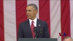 奥巴马总统主持阵亡将士纪念日活动