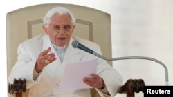 教宗本笃最后一次接见公众