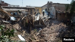 俄罗斯对乌克兰城市哈尔科夫发动了导弹攻击(2022年7页9日)