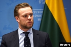 立陶宛外长兰茨贝尔吉斯(Gabrielius Landsbergis)