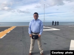 台湾军事专家施孝玮。（施孝玮提供）