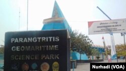 Parangtritis Geomaritime Science Park, menyediakan informasi untuk masyarakat mengenai gumuk pasir. (Foto: VOA/ Nurhadi)