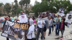 美国爱狗人士上街抗议玉林狗肉节 美国爱狗人士上街抗议玉林狗肉节