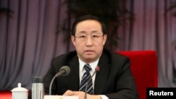 2011年1月17日北京市公安局局长傅正华在北京举行的一次会议上。他在2018年3月成为司法部长。