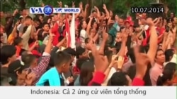 2 ứng viên tổng thống Indonesia cùng ăn mừng chiến thắng (VOA60) 2 ứng viên tổng thống Indonesia cùng ăn mừng chiến thắng (VOA60)