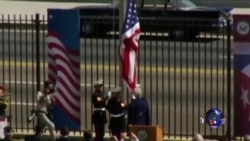 星条旗重现哈瓦那 美国古巴裔褒贬不一 星条旗重现哈瓦那 美国古巴裔褒贬不一