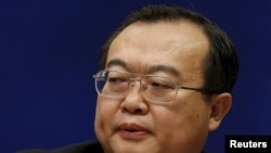 资料图:中共对外联络部长刘建超。(路透社)