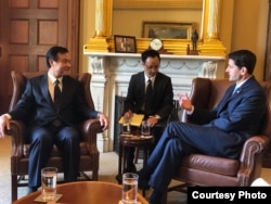 台湾立法院长苏嘉全拜会美国联邦众议院议长保罗瑞安Paul Ryan (台湾驻美代表处)