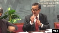 柬埔寨反对党领袖桑兰西 (资料图片)