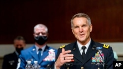 美军特种作战司令部司令理查德·克拉克上将出席国会听证会(2021年3月25日)