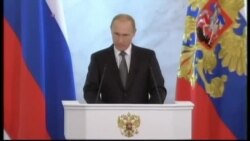Tổng thống Putin bênh vực việc sáp nhập Crimea Tổng thống Putin bênh vực việc sáp nhập Crimea
