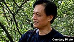 中国民主活动人士、评论家江棋生(资料照片)