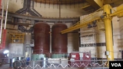 俄罗斯南部沃罗涅日核电站建设中的一处机组,与中国田湾核电站相似,当地许多工程师参与过田湾核电站建设。