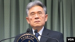 台湾外交部次长柯森耀(美国之音张永泰拍摄)
