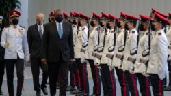 美国国防部长奥斯汀2021年7月27日访问新加坡(美国国防部照片)