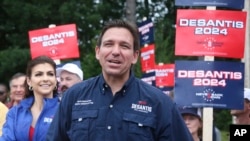 角逐共和党总统候选人提名的美国佛罗里达州长罗恩·德桑蒂斯(Ron DeSantis)(美联社)