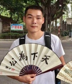 深圳11·15大抓捕中被指定监视居住三年后取保获释的王军。(图片来自网络)