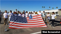 亚利桑那华人支持川普团体(网络截图)