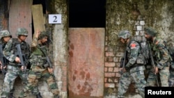 中印举行为期9天的联合反恐军演 (2013年11月9日)