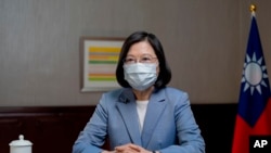 台湾总统蔡英文。(美联社资料照)