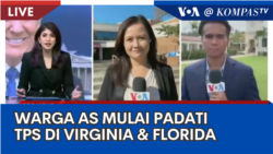 Laporan VOA untuk KompasTV: Warga Mulai Padati TPS di Virginia & Florida, Amerika Serikat Laporan VOA untuk KompasTV: Warga Mulai Padati TPS di Virginia & Florida, Amerika Serikat