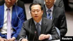 中国驻联合国大使马朝旭力挺俄罗斯(路透社)