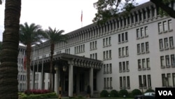 台湾外交部(美国之音申华 拍摄)